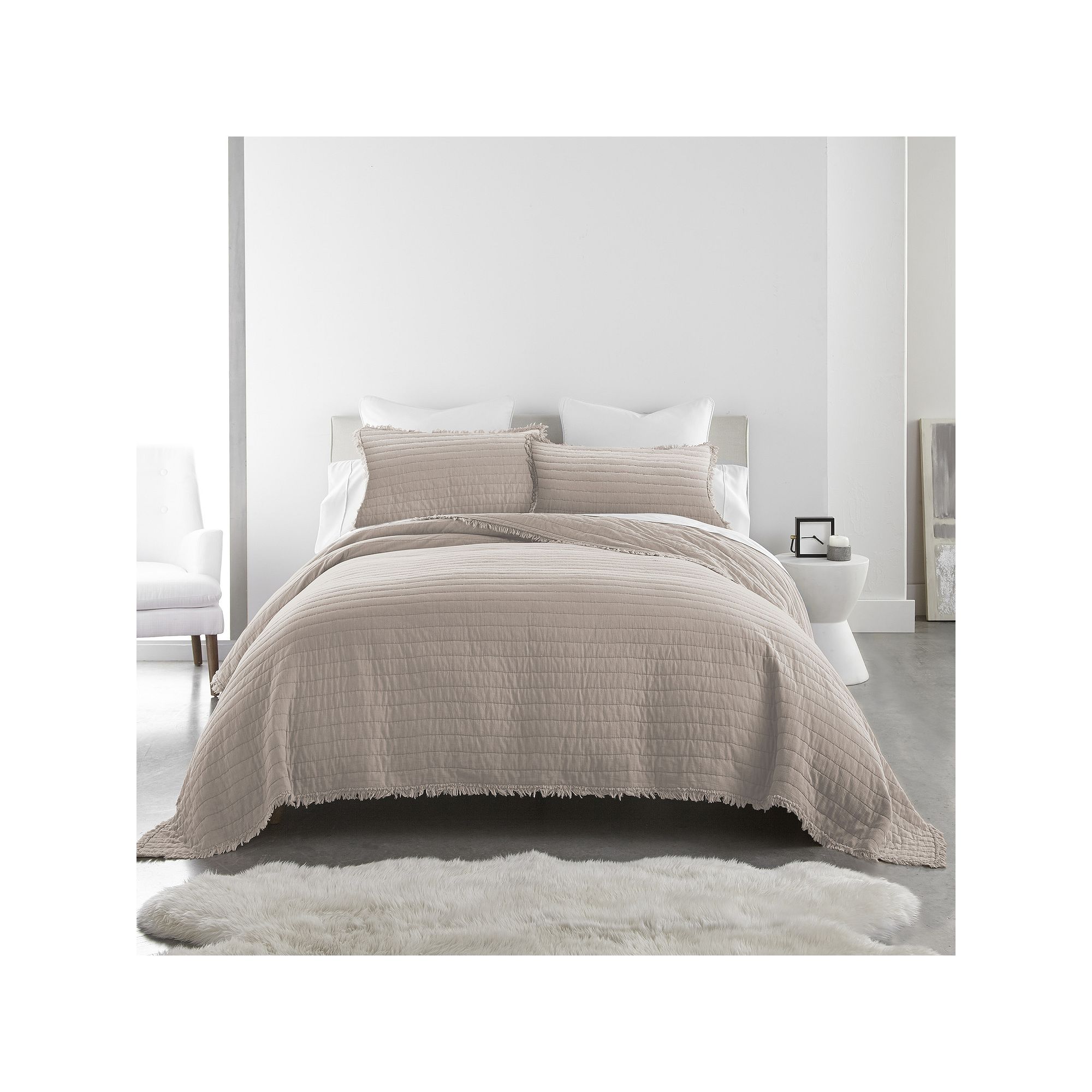 Donna Sharp Delano Quilt Set with Shams, Blush