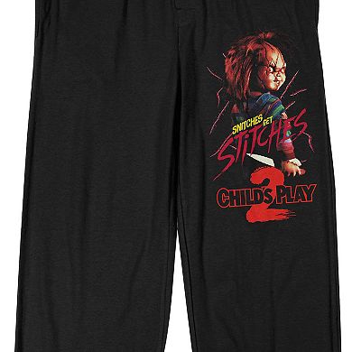 Men's Chucky Snitches Get Stitches Pajama Pants