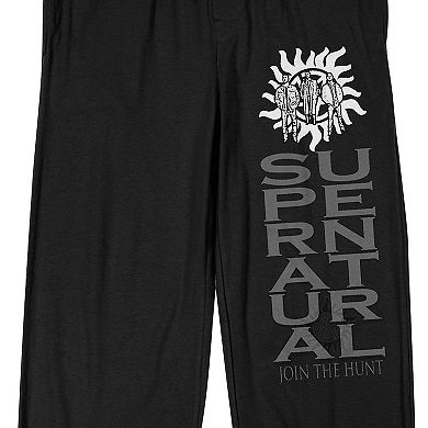 Men's Supernatural Show Title Pajama Pants