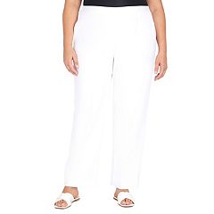 Womens Alfred Dunner Elastic Waist Pants