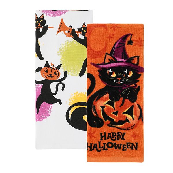 Two Pack Decorative Kitchen Towels - Kohl's Halloween, Witch