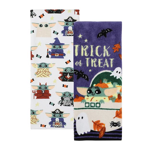 Celebrate Together® 2-Pack Halloween Star Wars Grogu Trick-or-Tream Kitchen  Towels