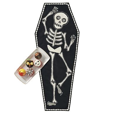 Celebrate Together™ Halloween Skeleton Applique Table Runner