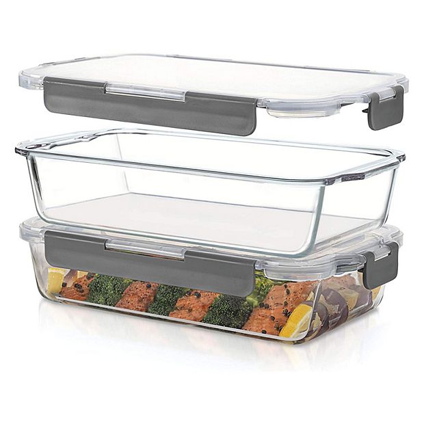 FineDine 24-Piece Superior Glass Food Storage Containers Set