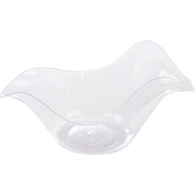 Mini Dessert Bowls - 100-Pack Clear Plastic 1.75-Ounce Appetizer, Salad ...