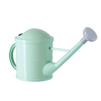 0.4 Gallon Mint Green Small Plastic Watering Can with Sprinkler Head for Flowers