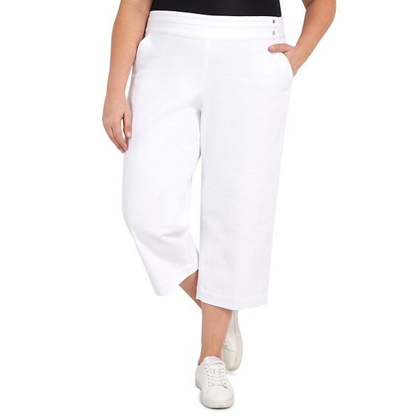 Kohls capri pants plus on sale size