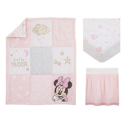 Disney s Minnie Mouse Twinkle Twinkle Minnie 3 Piece Crib Bedding Set