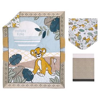 Disney's Lion King Simba Future King 3 pc Crib Bedding Set