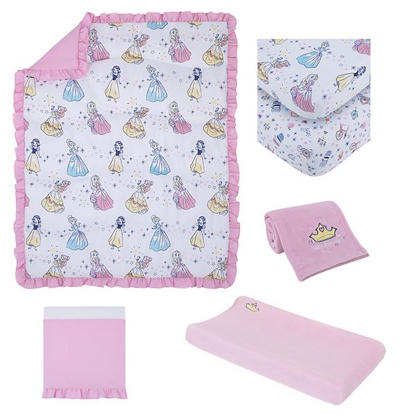 Disney Princess 6Piece Crib Bedding Set