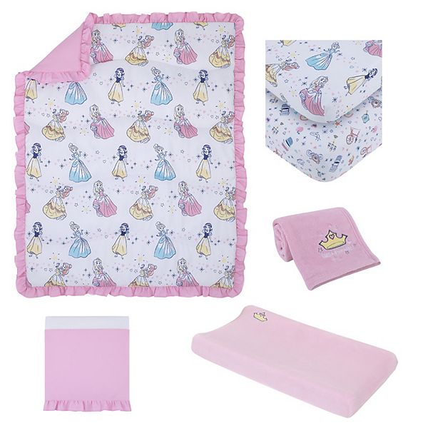 Disney Princess 6-Piece Crib Bedding Set