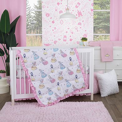 Disney Princess 6-Piece Crib Bedding Set