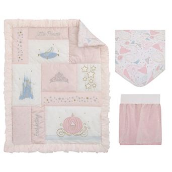 Disney Princess Cinderella Enchanting Dreams 3 pc Crib Bedding Set