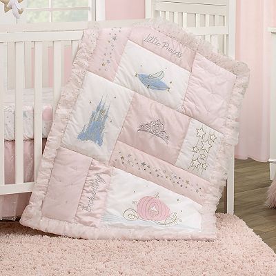 Disney Princess Cinderella Enchanting Dreams 3 Piece Crib Bedding Set