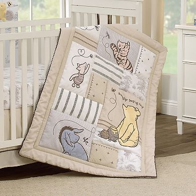 Disney's Classic Pooh Hunny Fun 3-Piece Crib Bedding Set