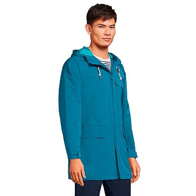 Men's Lands' End Water Resistant Rain Parka