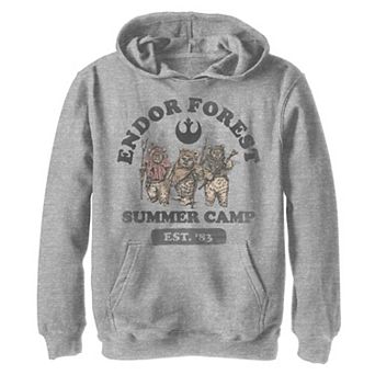 Boys 8-20 Star Wars Endor Forest Summer Camp Z1 Graphic Hoodie