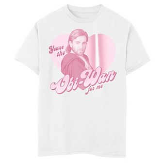 Boys 8-20 Star Wars ObiWan For Me Heart Portrait Graphic Tee