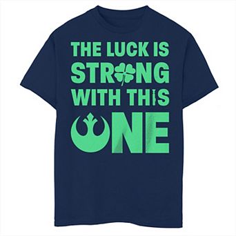 Boys 6-20 Star Wars Luck Is Strong Graphic Tee