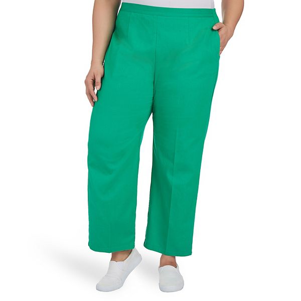 Plus Size Alfred Dunner Solid Medium Pants