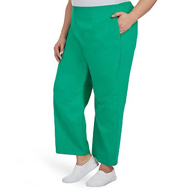 Plus Size Alfred Dunner Solid Medium Pants