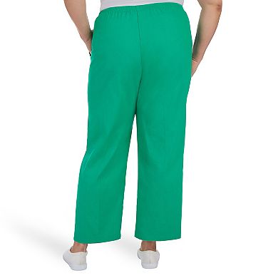 Plus Size Alfred Dunner Solid Medium Pants