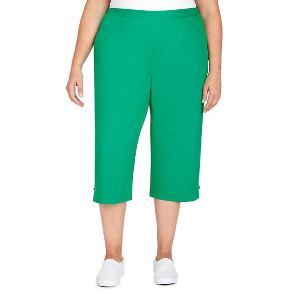 Plus Size Alfred Dunner Loop-Hem Capris