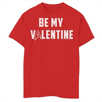 Boys 8-20 Star Trek Be My Valentine Delta Badge Graphic Tee