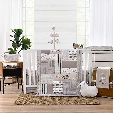 NoJo Together is Better 4 Piece Nursery Crib Bedding Set