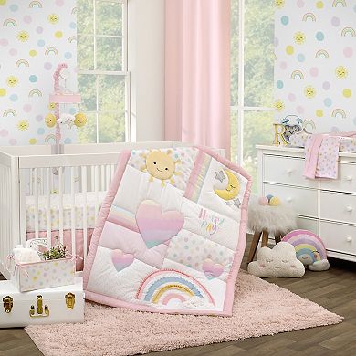 NoJo Happy Days 4 Piece Nursery Crib Bedding Set