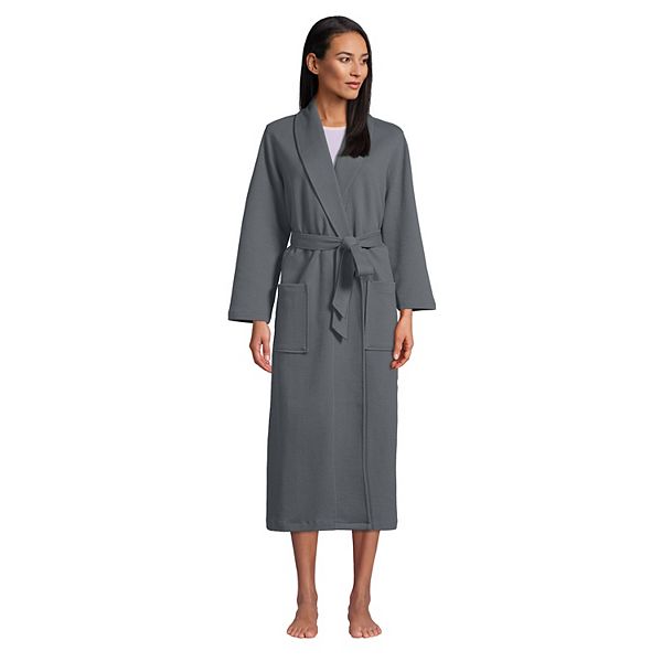 Petite Lands' End Waffle Knit Long Robe