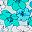 Turquoise Floral