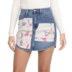 White denim skirt outlet kohls