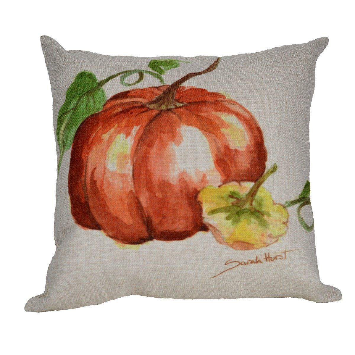 G128 18 x 18 in Fall Pumpkin Thankful Waterproof Pillow, Set of 4