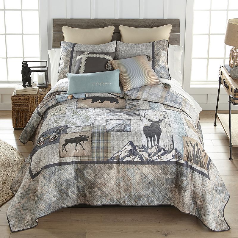 72067539 Donna Sharp Natures Collage Quilt Set with Shams,  sku 72067539