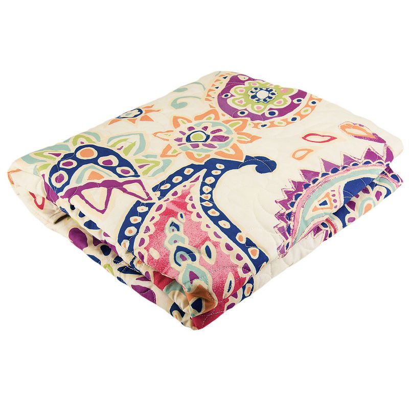 66649805 Donna Sharp Cali Throw Blanket, Multicolor sku 66649805