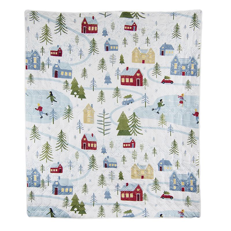 81824794 Donna Sharp Winter Wonderland Throw Blanket, Multi sku 81824794