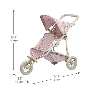 World Olivia's Little World Polka Dots Princess Baby Doll Twin Jogging ...