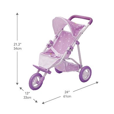 Olivia's Little World Baby Doll Jogging Stroller