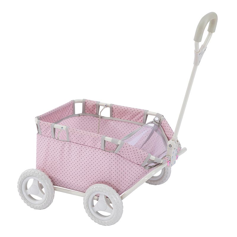 olivia's little world polka dots princess doll wagon
