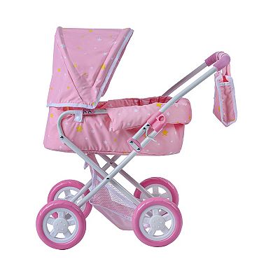 Olivia's Little World Twinkle Stars Princess Baby Doll Deluxe Stroller