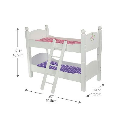 Olivia's Little World Little Princess 18" Doll Double Bunk Bed
