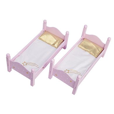 Olivia's Little World Twinkle Stars Princess 18" Doll Double Bunk Bed