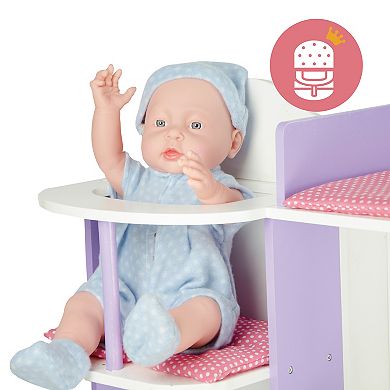 Olivia's Little World Little Princess Baby Doll Changing Station with Storage