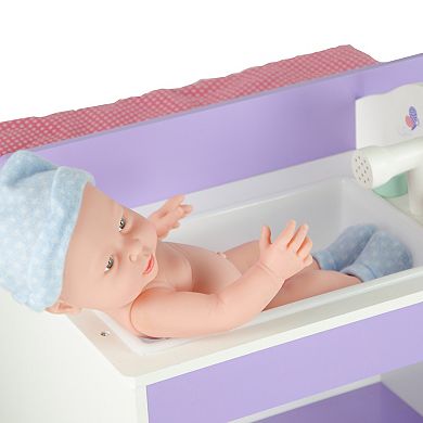 Olivia's Little World Little Princess Baby Doll Changing Station with Storage