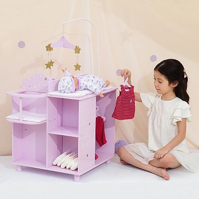 Olivia's Little World Twinkle Stars Princess Baby Doll Changing Station ...