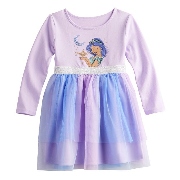 Disney Princess Jasmine Girls 4 12 Ruffle Tutu Dress by Jumping Beans