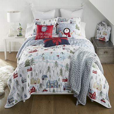 Donna Sharp Winter Wonderland Hot Cocoa Mug Decorative Pillow