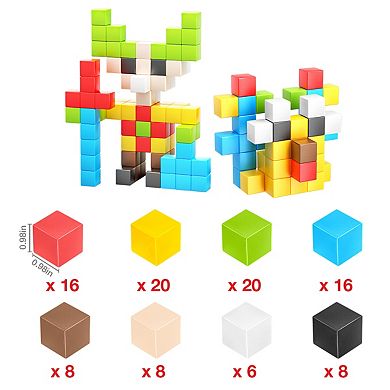 102 Piece Pixel Magnetic Cubes
