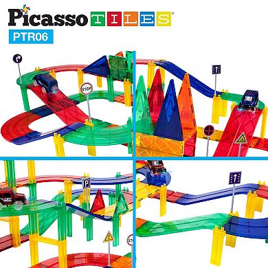 PICASSOTILES 6 Piece Race Track Expansion Pack